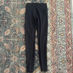 Black Lululemon Wunder Train Leggings
